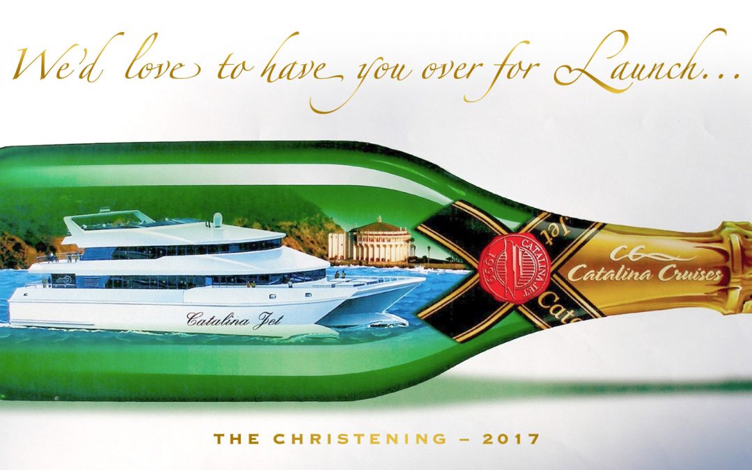 Catalina Cruise Christening Invitation